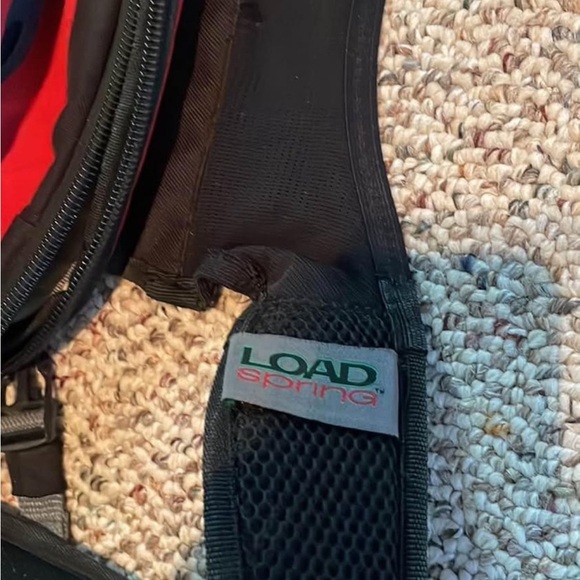 Adidas Load Spring Black & Red Bookbag - Picture 2 of 5